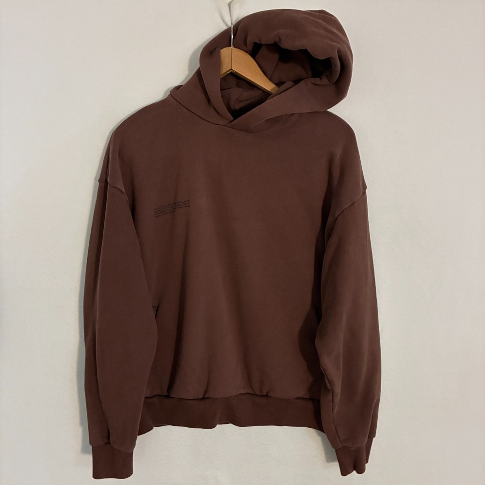 Pangaia Hoodie Men's Size S Brown Organic Cotton Blend Sustainable Minimalist